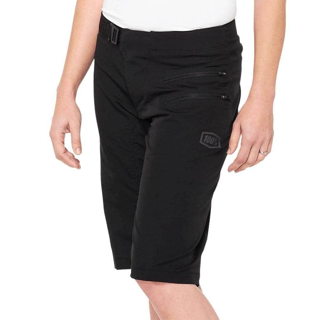 100% Women's Airmatic Shorts Black / S Apparel - Clothing - Women's Shorts - Mountain
