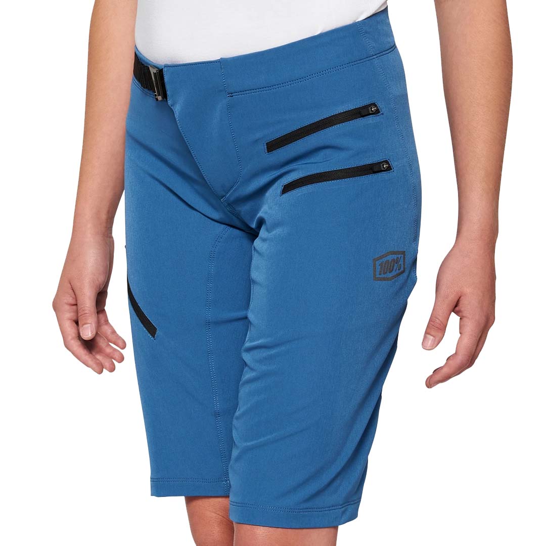 100% Women's Airmatic Shorts Slate Blue / Small Apparel - Clothing - Women's Shorts - Mountain