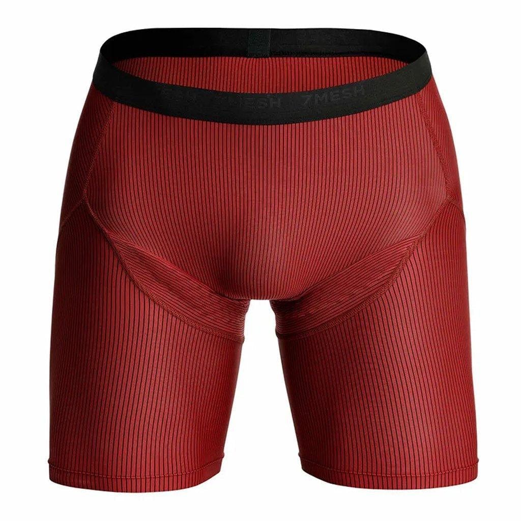 7mesh Men's Foundation Boxer Brief Pomegranate / XS Apparel - Clothing - Men's Shorts - Mountain