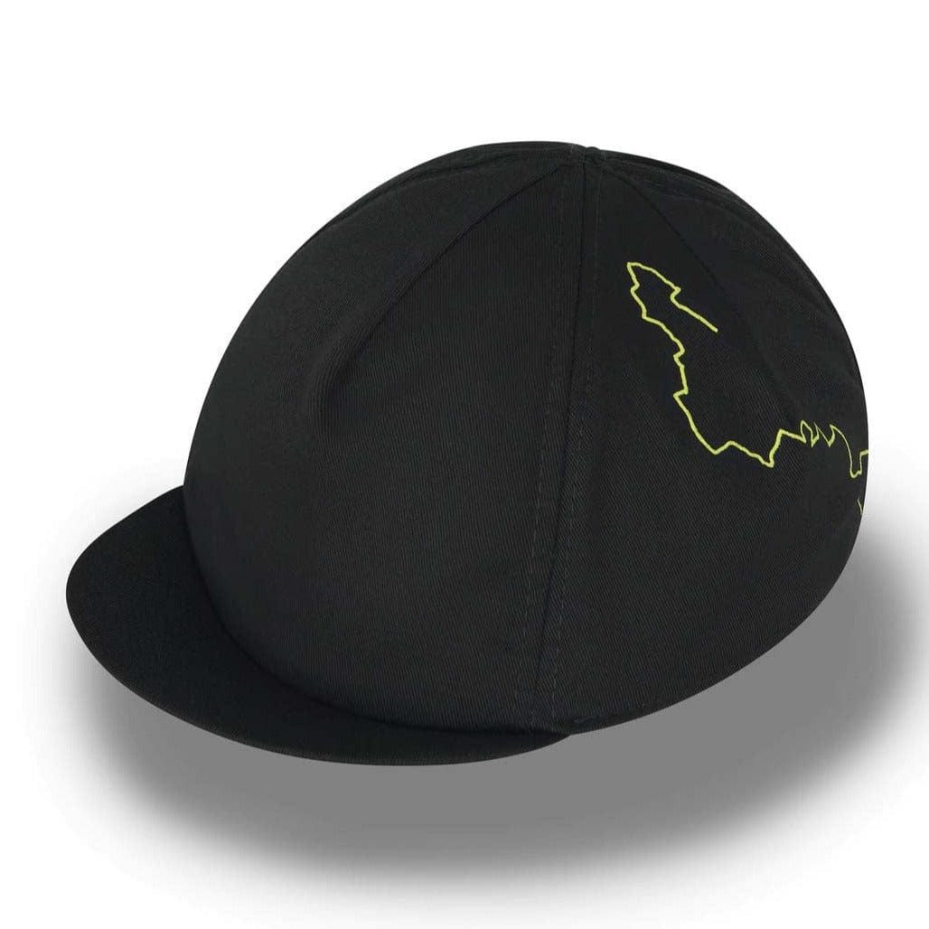 Albion Linear Cap Black Apparel - Clothing - Riding Caps