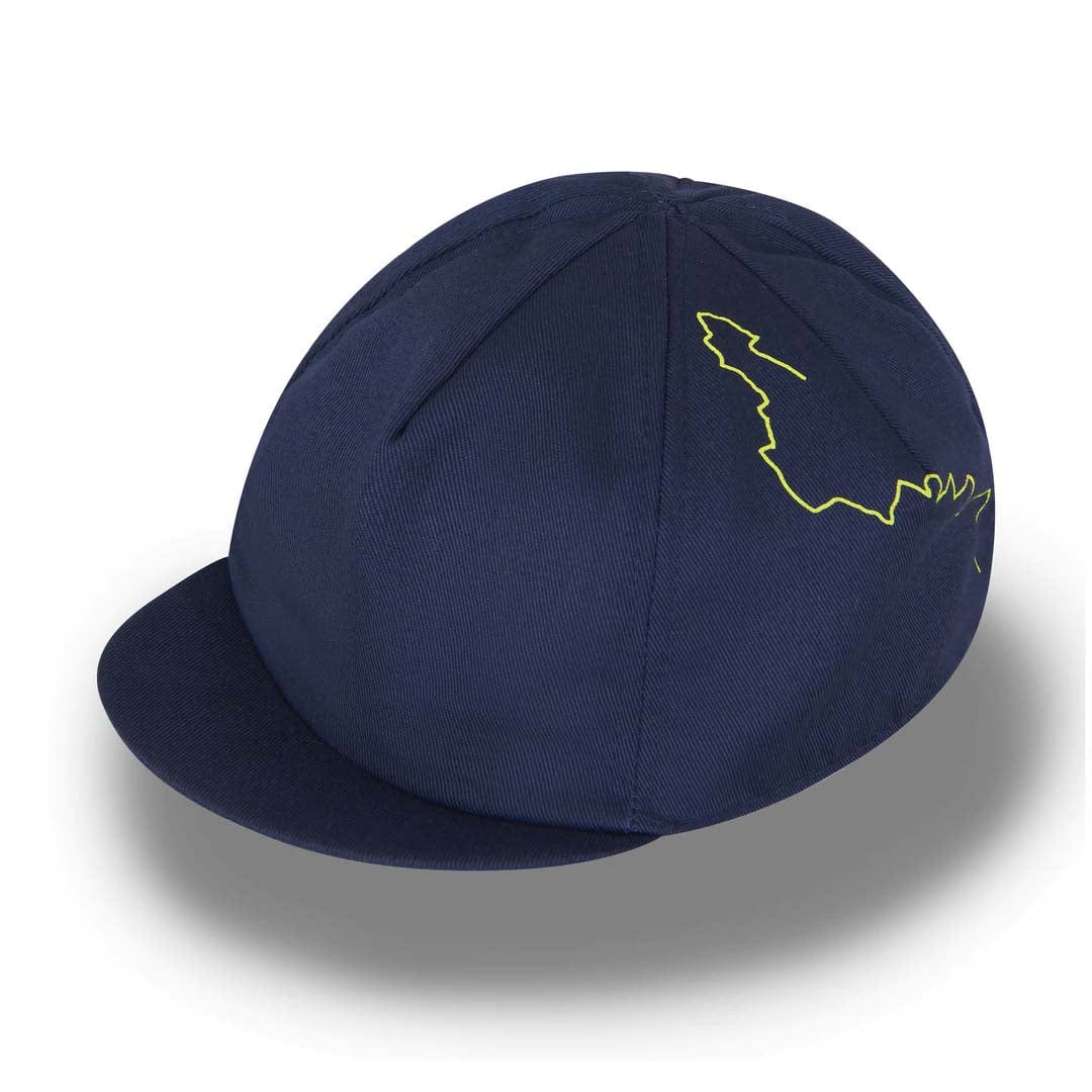 Albion Linear Cap Stone Blue Apparel - Clothing - Riding Caps