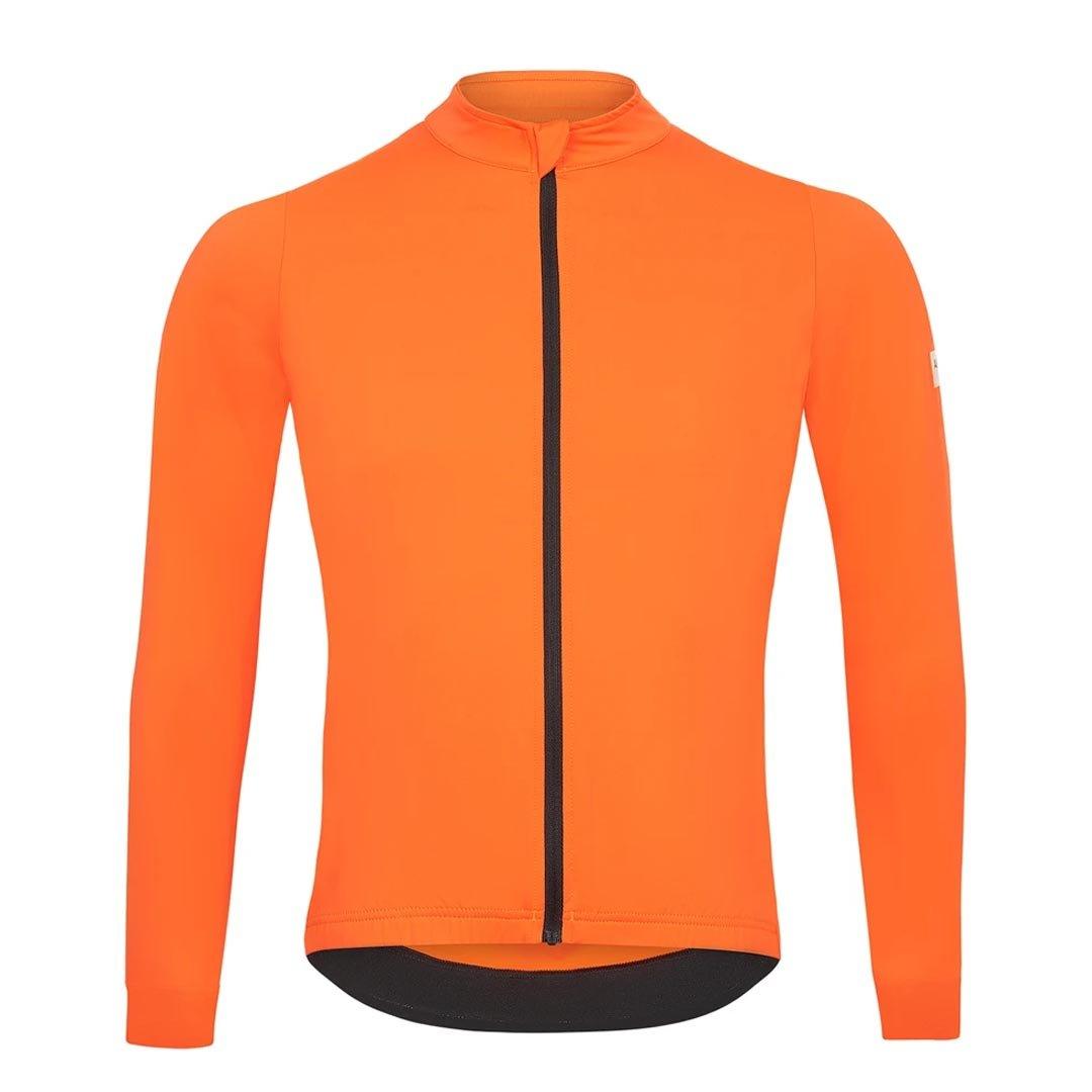 Albion Men's Long Sleeve Jersey Orange / XS Apparel - Clothing - Men's Jerseys - Road