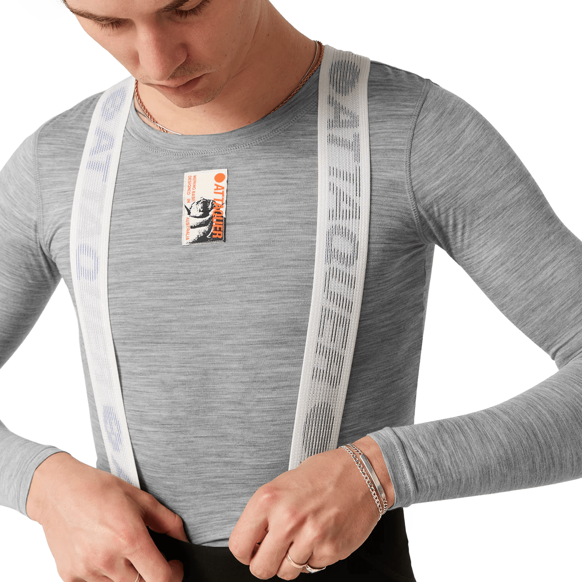 Attaquer Merino LS Base Layer Apparel - Clothing - Men's Jerseys - Road