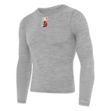 Attaquer Merino LS Base Layer Grey / XS Apparel - Clothing - Men's Jerseys - Road