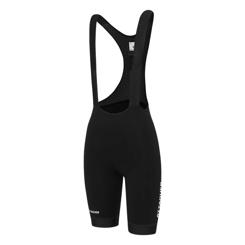 Attaquer Women's Race Bib Shorts Black/White / L Apparel - Clothing - Women's Bibs - Road - Bib Shorts