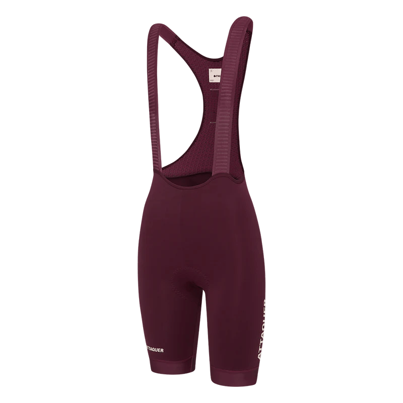Attaquer Women's Race Bib Shorts Burgundy / L Apparel - Clothing - Women's Bibs - Road - Bib Shorts
