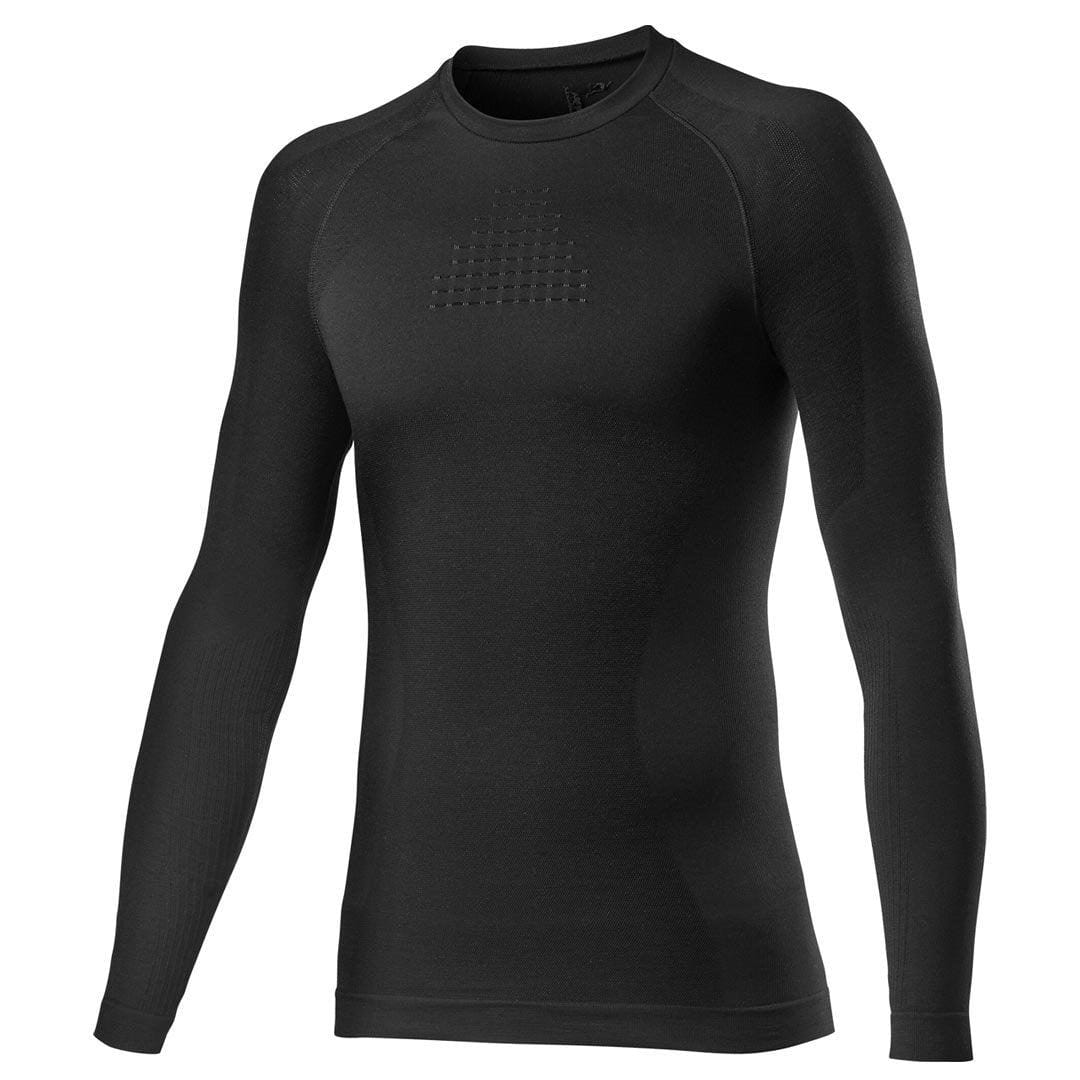 Castelli Core Seamless Base Layer Long Sleeve Black / S/M Apparel - Clothing - Men's Base Layers