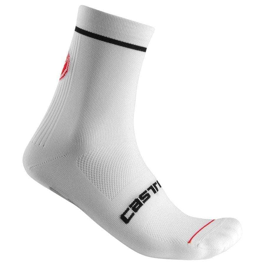 Castelli Entrata 9 Sock White / L/XL Apparel - Clothing - Socks