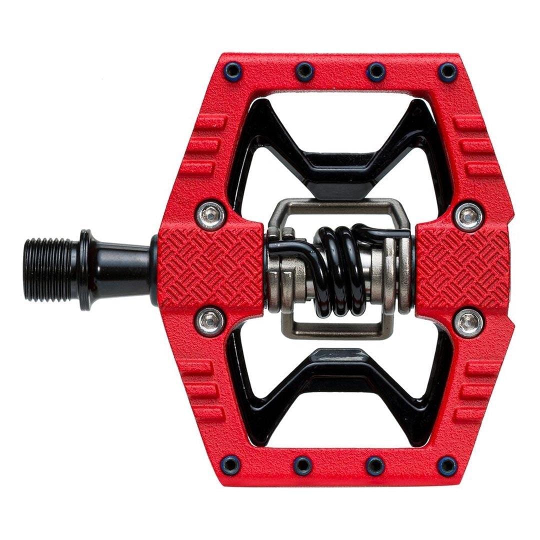 Crankbrothers Doubleshot 3 Pedal Red/Black / Black Spring with Pins Parts - Pedals - Mountain - Clipless