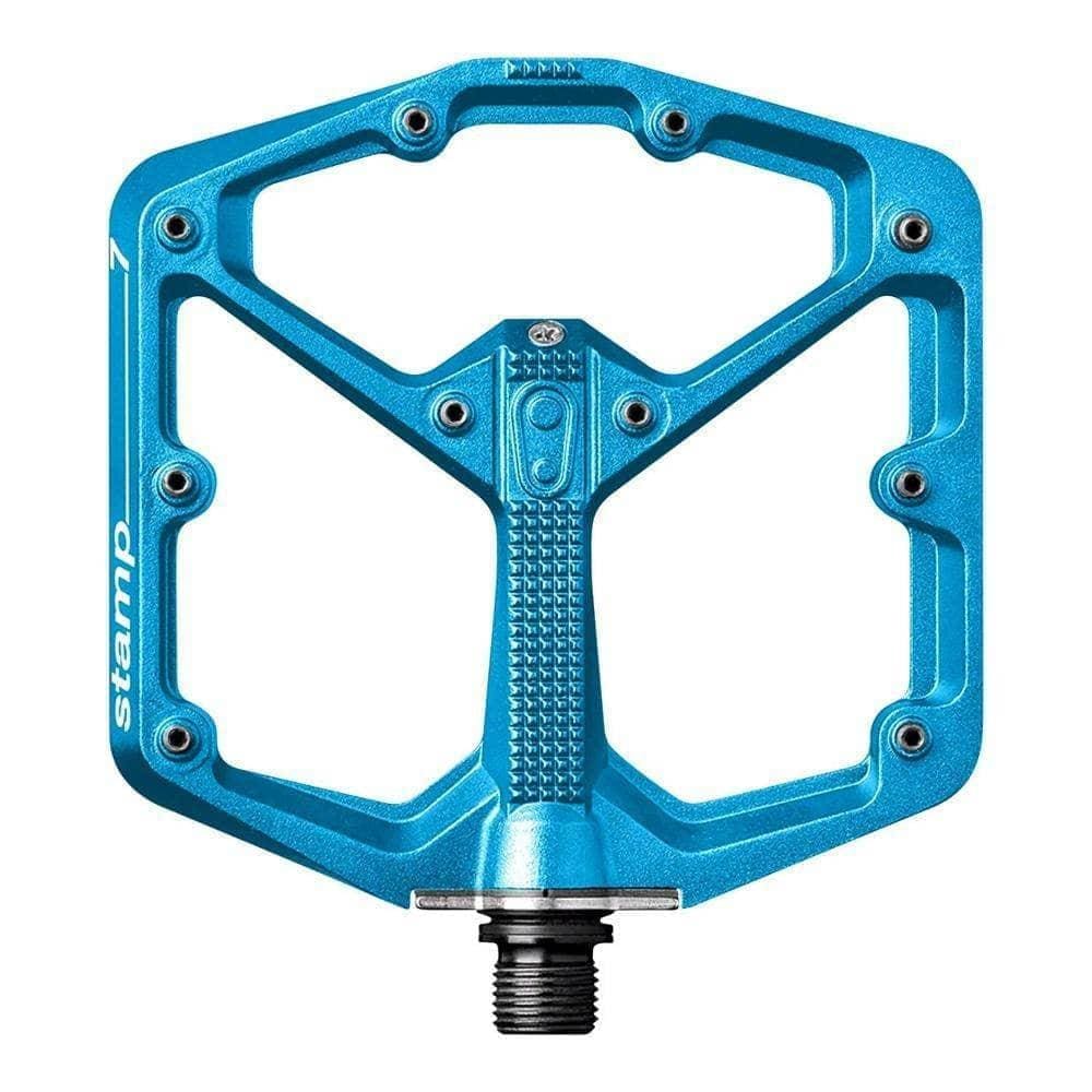 Crankbrothers Stamp 7 Large Pedal - Electric Blue Parts - Pedals - Mountain - Flats