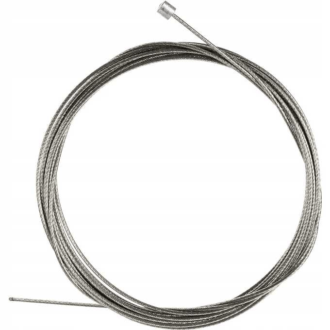 Jagwire Slick Derailleur Cable 2300mm Single Unit Stainless - Bulk Parts - Cables & Housing - Shift