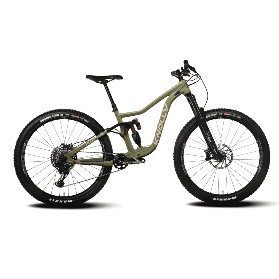 Knolly Fugitive 138 Deore 12sp Moss Green / Small Bikes - Mountain