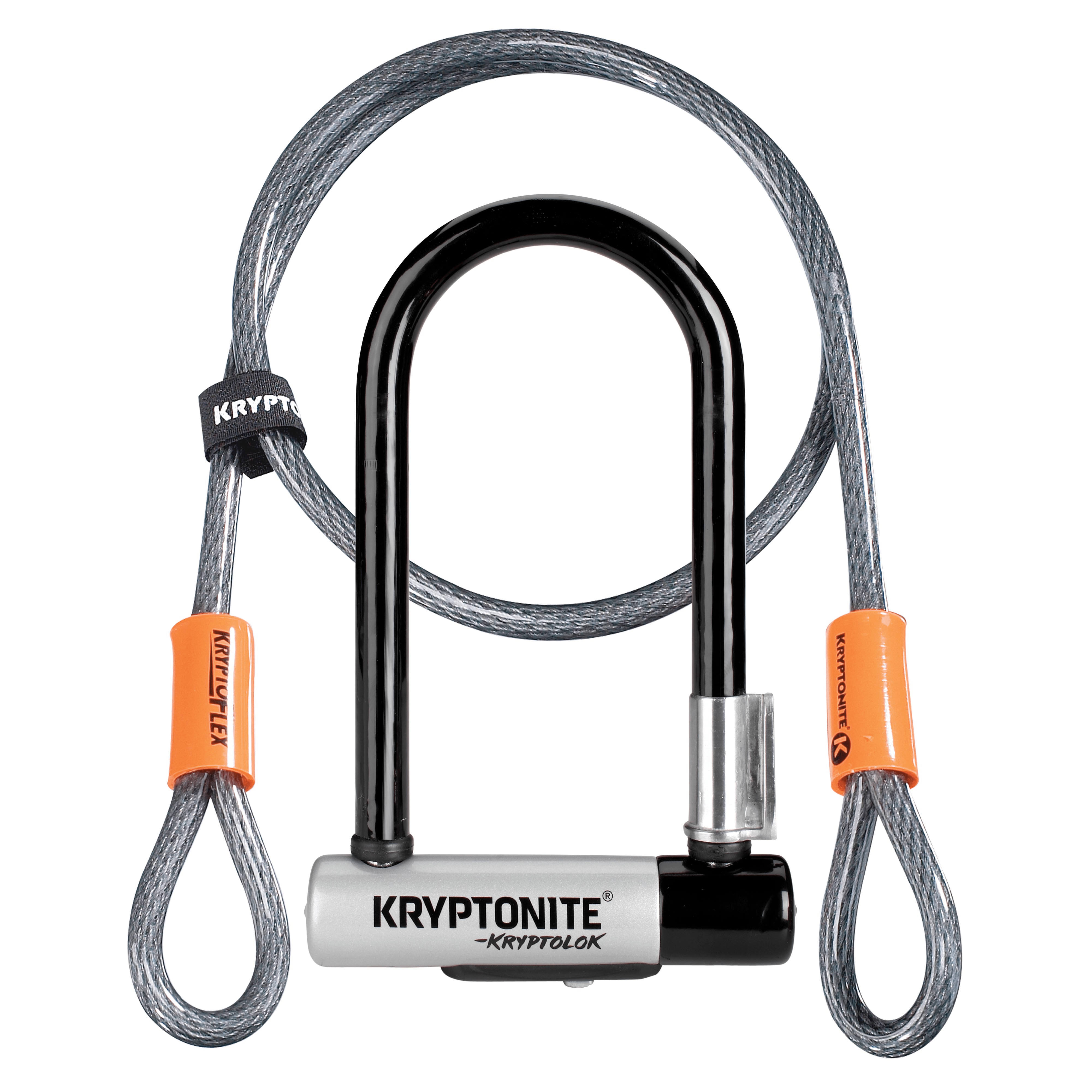 Kryptonite KryptoLok Mini U-Lock with 4' Flex Cable Accessories - Locks