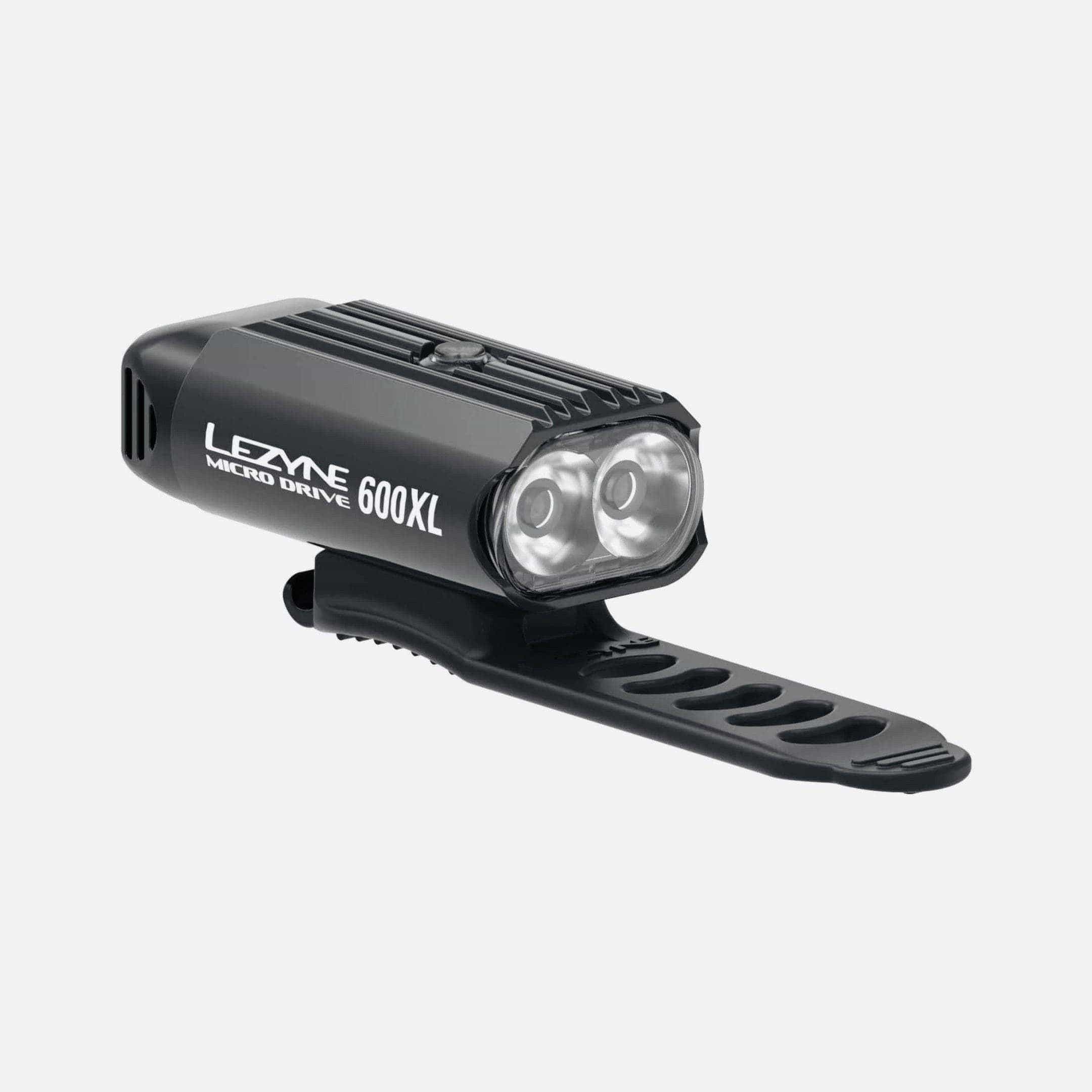 Lezyne Micro Drive 600XL Front and Stick Rear Light Set Black Accessories - Lights - Sets