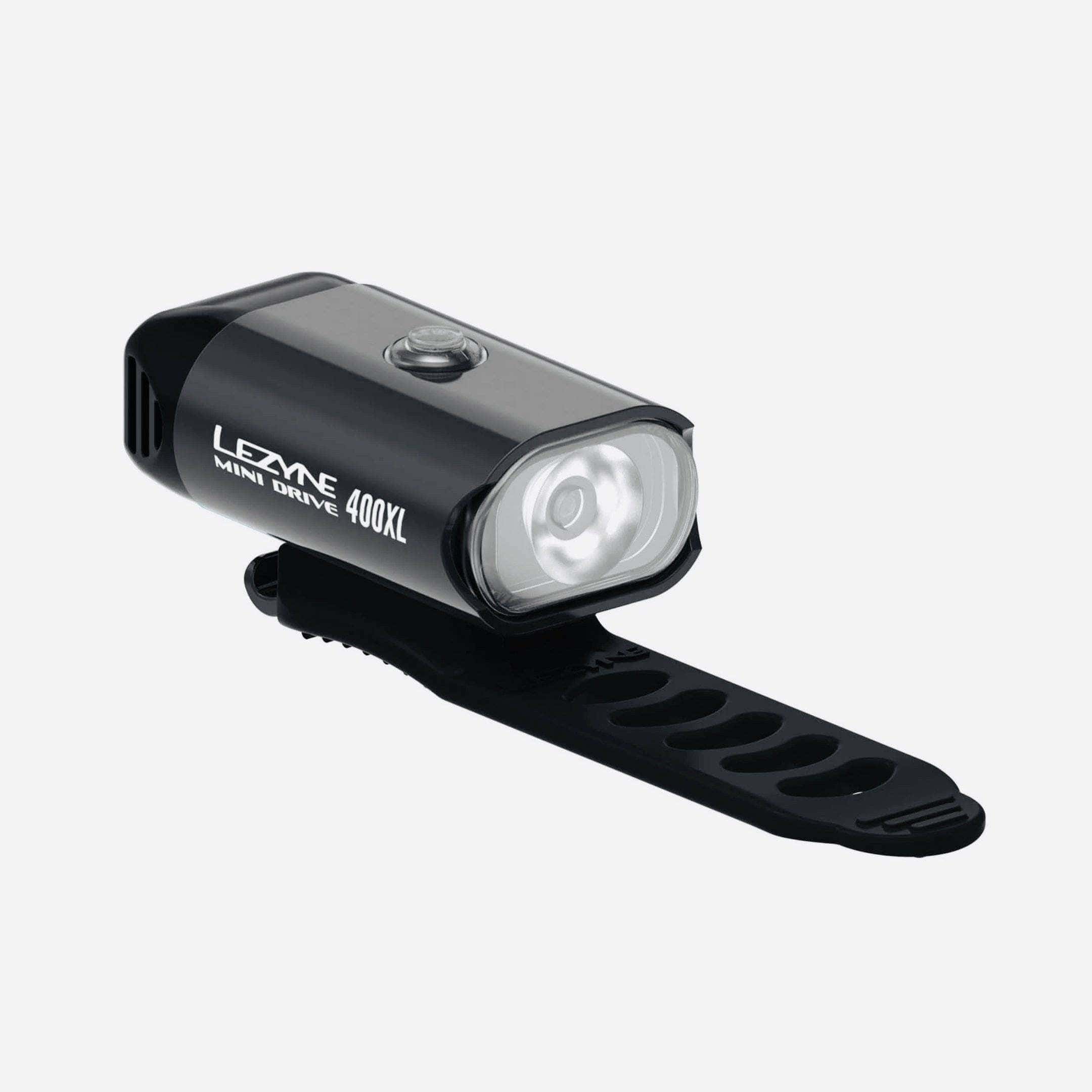 Lezyne Mini Drive 400XL Front and KTV Pro Rear Light Set Black Accessories - Lights - Sets