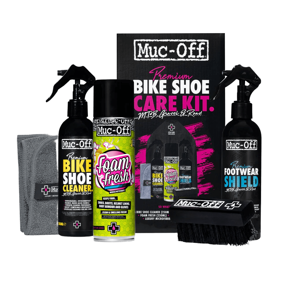 Muc-Off Bike Shoe Care Kit Accessories - Maintenance - Brushes & Cloths
