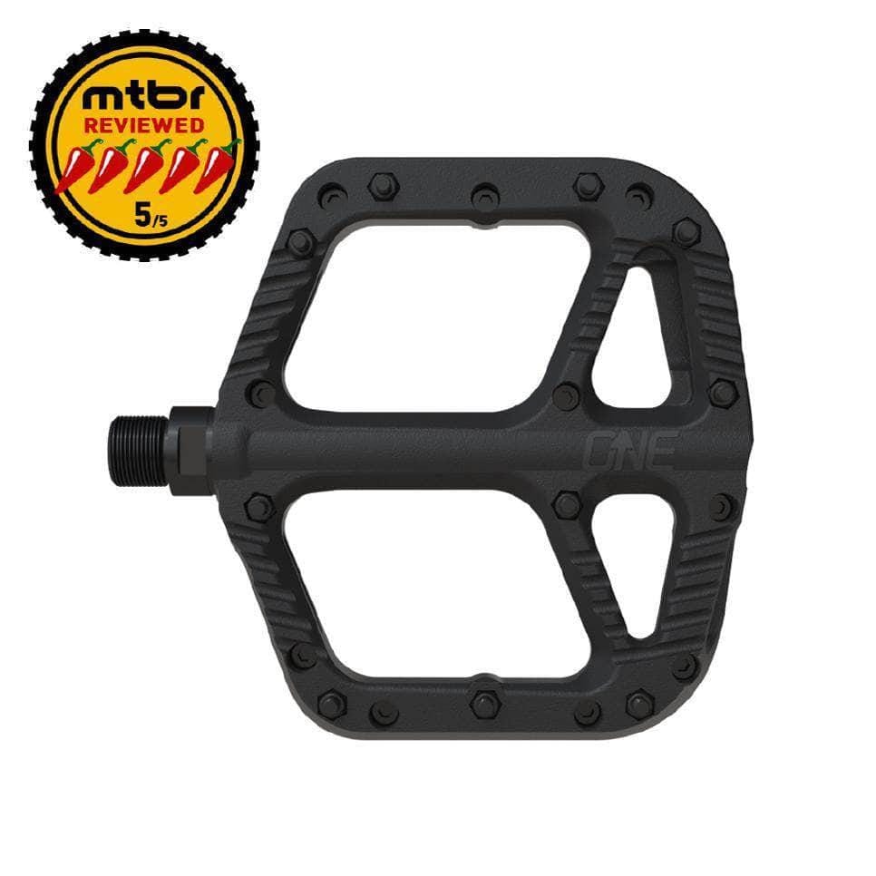 OneUp Composite Pedals Black Parts - Pedals - Mountain - Flats