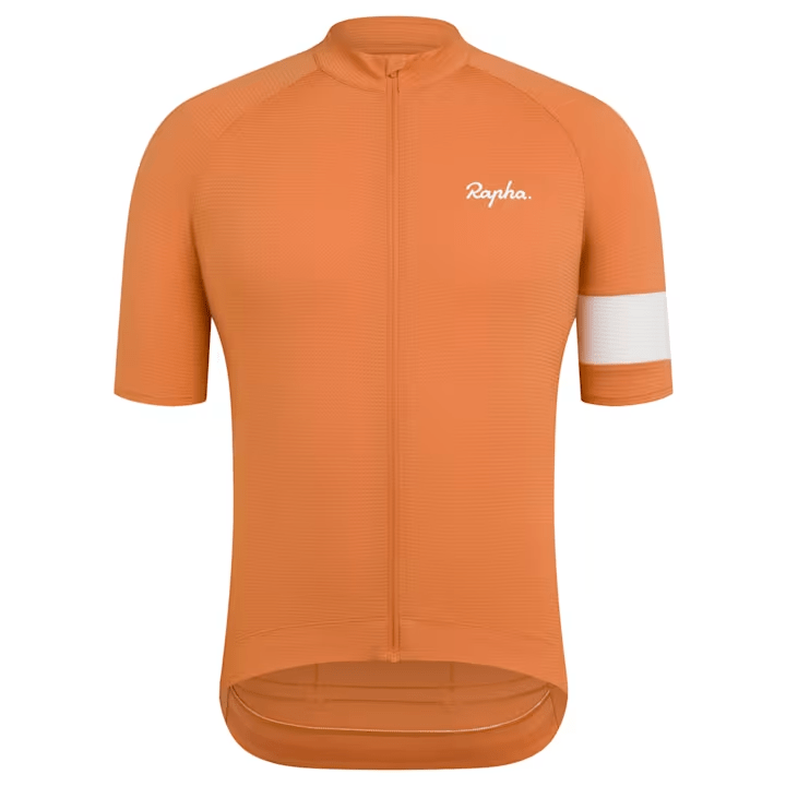 Rapha Men's Core Lightweight Jersey Dusted Orange/White / XS Apparel - Clothing - Men's Jerseys - Road