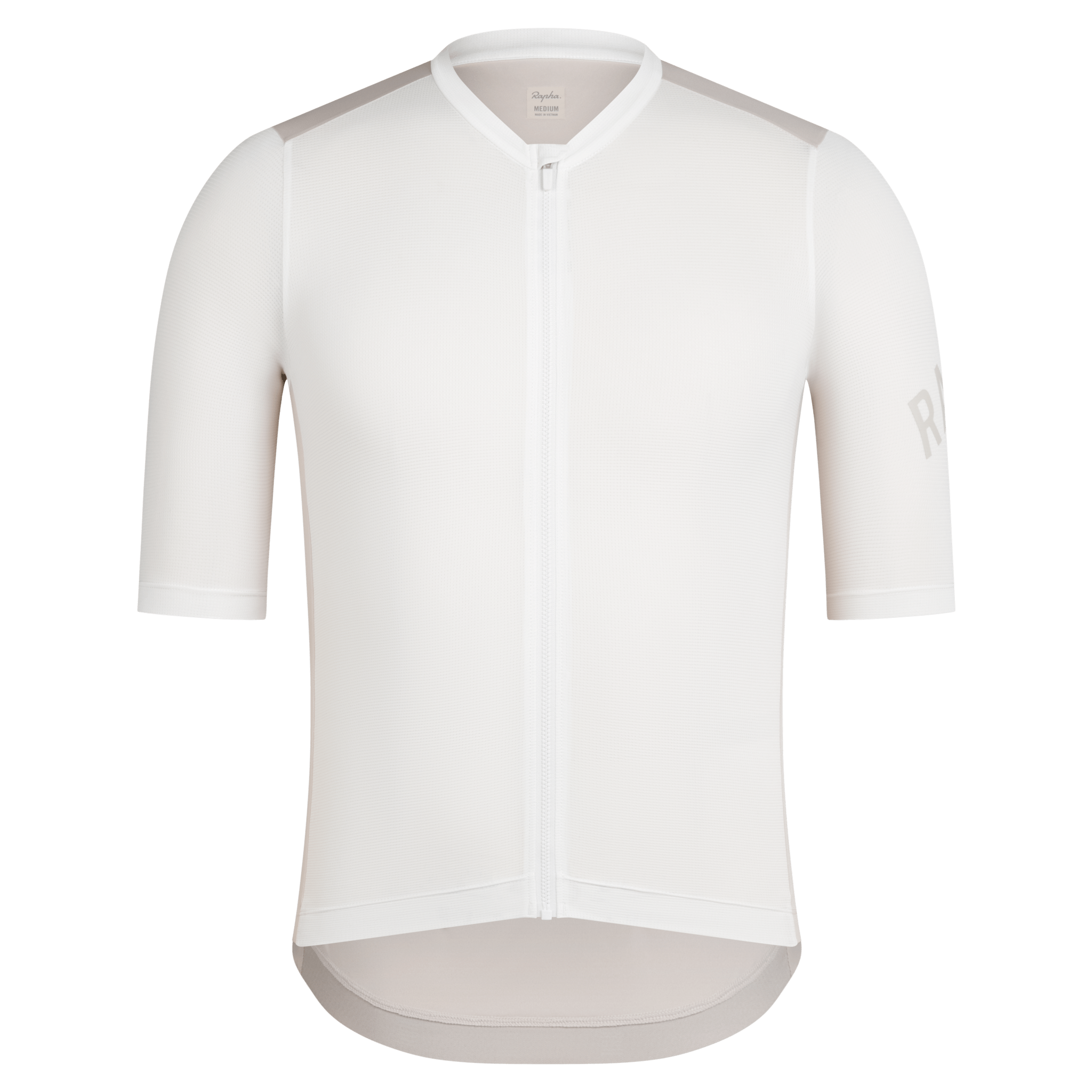 Rapha Men's Pro Team Training Jersey White Alyssum/Silver Gray / S Apparel - Clothing - Men's Jerseys - Road