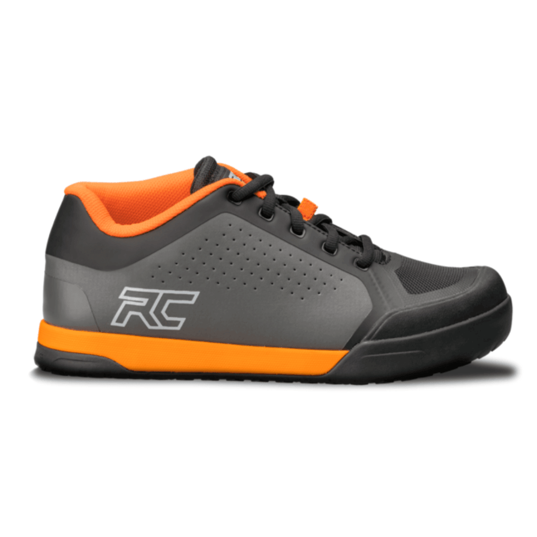 Ride Concepts Men's Powerline Shoe Charcoal/Orange / 7 Apparel - Apparel Accessories - Shoes - Mountain - Flat