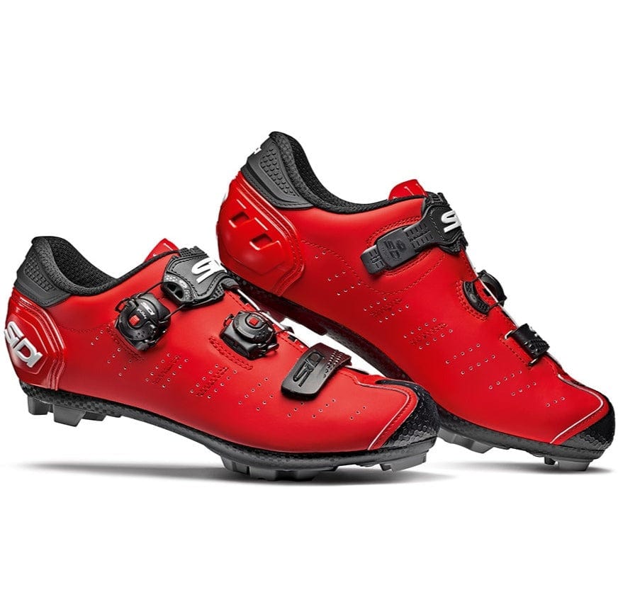 SiDI Dragon 5 SRS MTB Shoes Matt Red/Black / 42 Apparel - Apparel Accessories - Shoes - Mountain - Clip-in