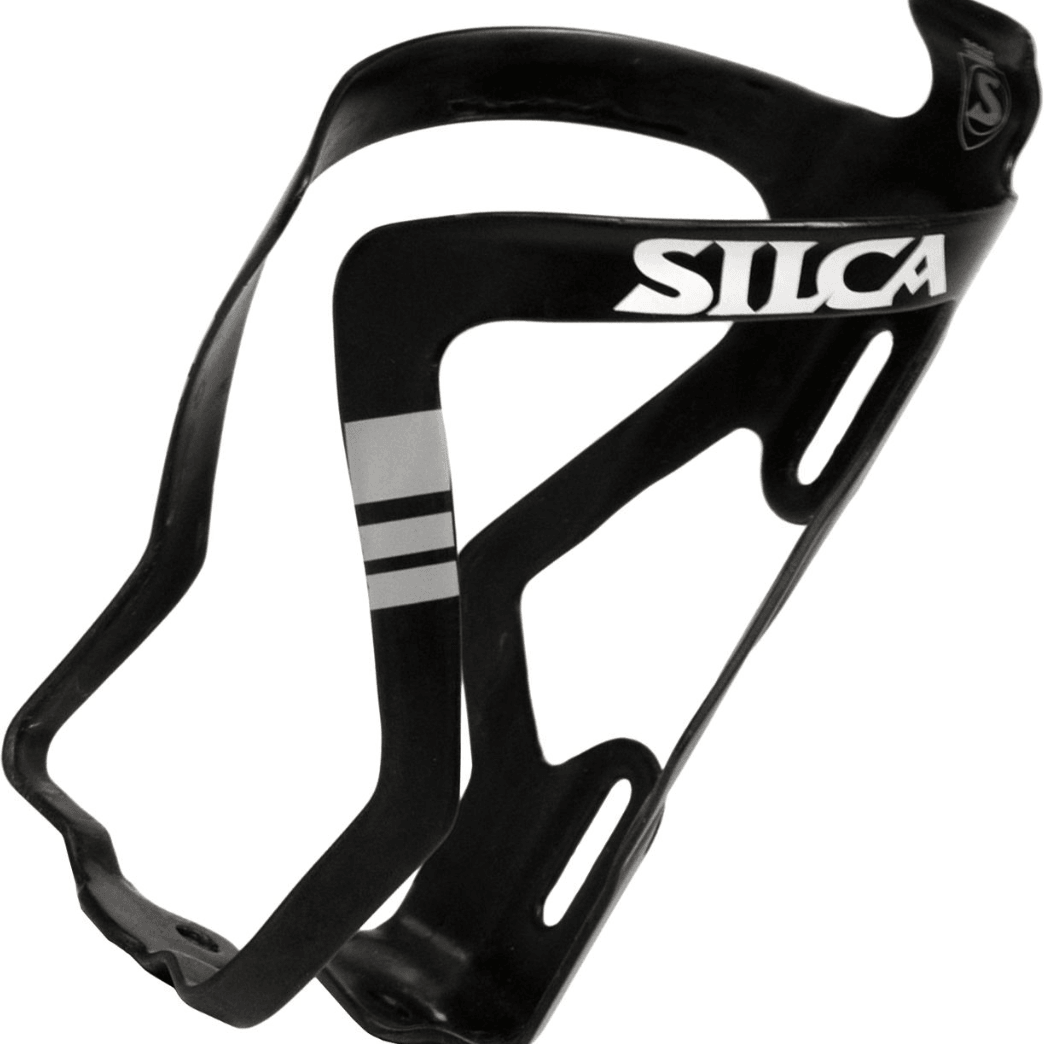 SILCA Sicuro Carbon Bottle Cage Black/Grey Accessories - Bottle Cages