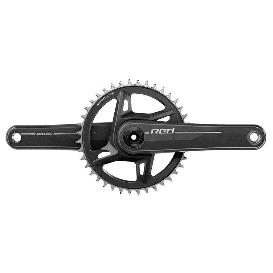 SRAM Red 1x XPLR E1 42, DUB, 165mm, Black, Road Disc Road / Track Cranksets