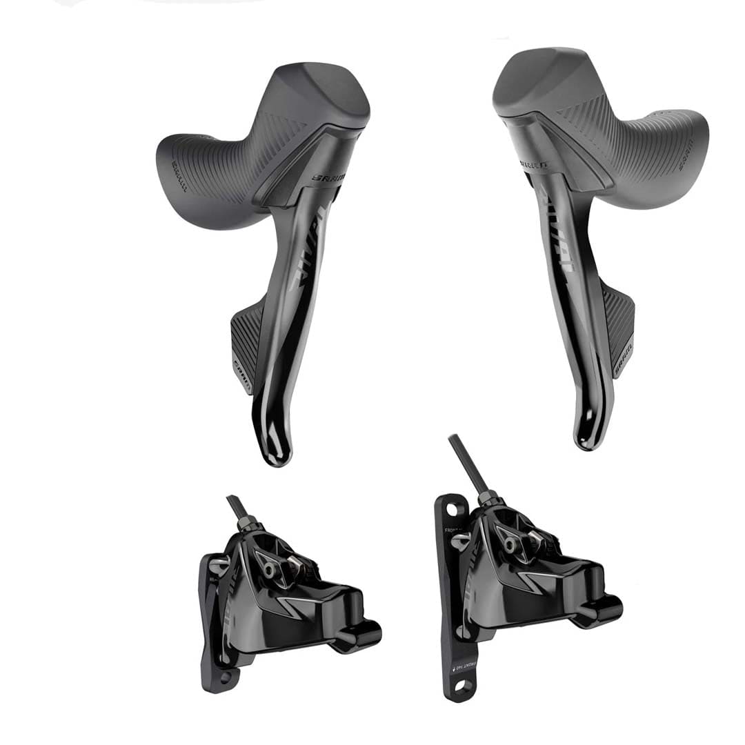 SRAM Rival eTap AXS HRD Shift Brake Controls Flat Mount Front & Rear Set Road Hydraulic Disc Brakes