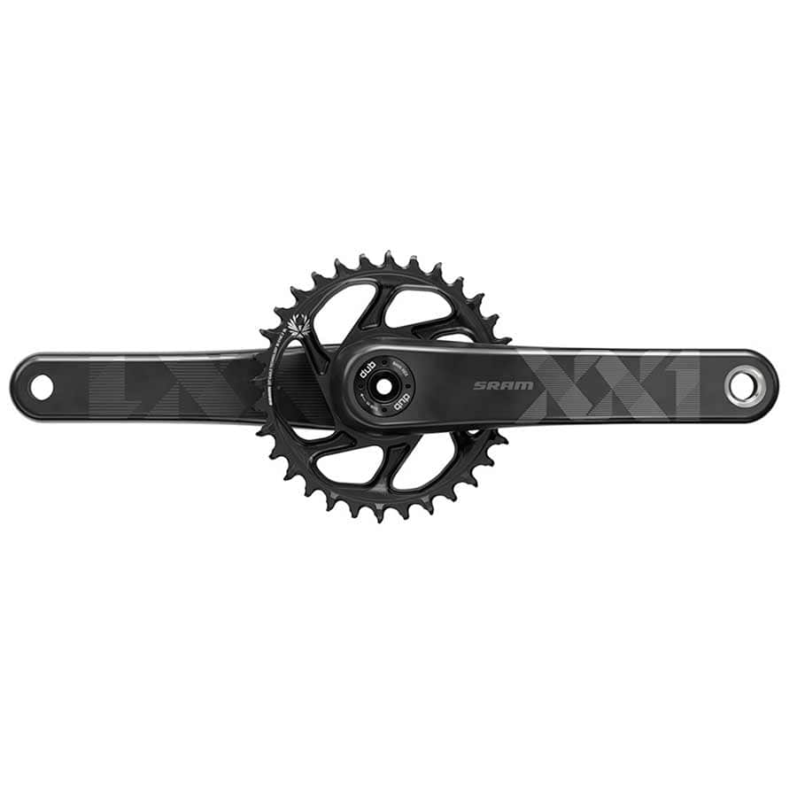 SRAM, XX1 Eagle DUB, Crankset, Speed: 11/12, Spindle: 28.99mm, BCD: Direct Mount, 32, DUB, 170mm, Grey, 55mm 11/12, Spindle: 28.99mm, BCD: Direct Mount, 34, DUB, 175mm, Black, Boost Parts - Cranksets