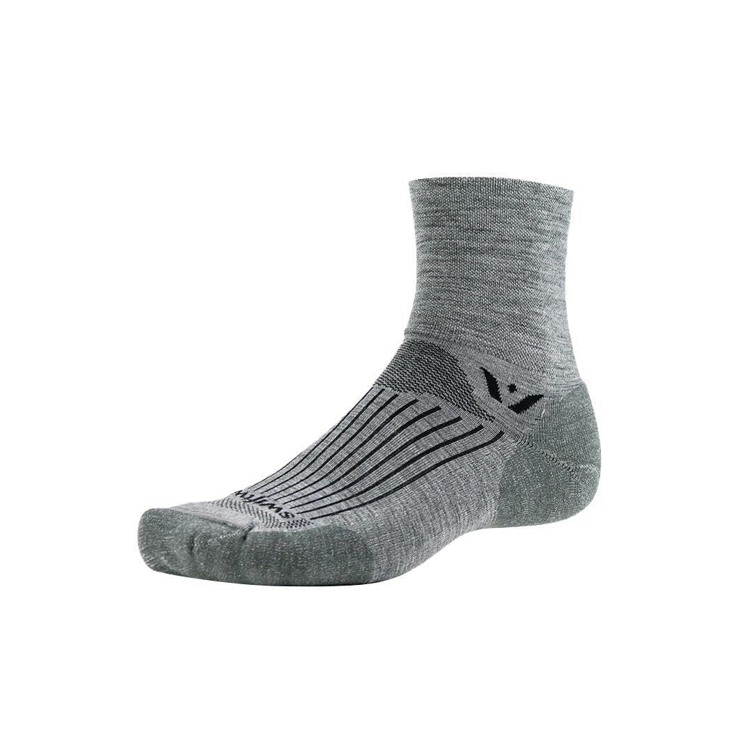 Swiftwick PURSUIT Four Wool Heather / Large Apparel - Clothing - Socks