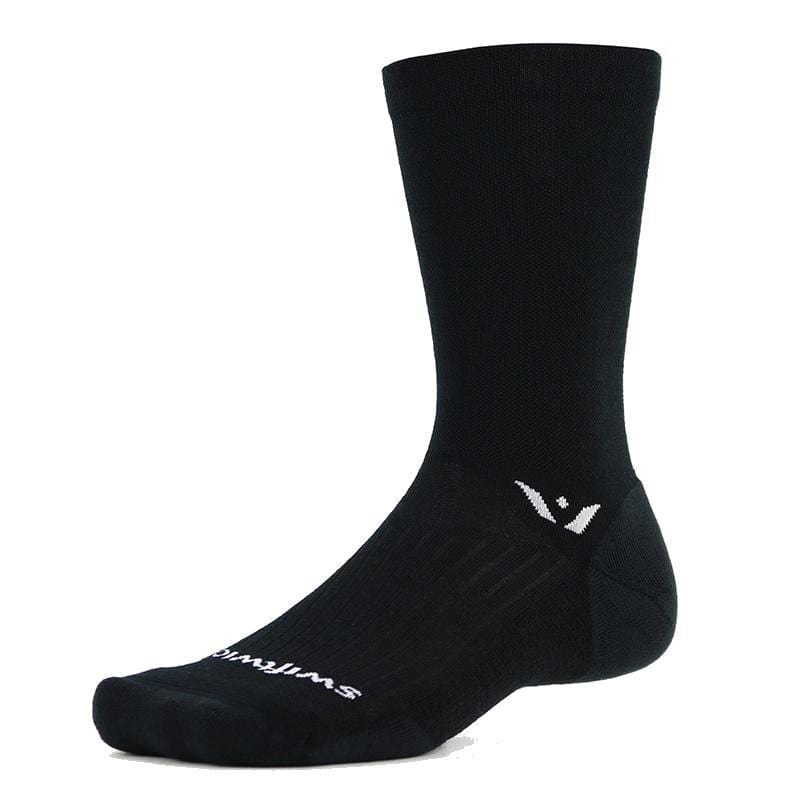 Swiftwick PURSUIT Seven Black / Small Apparel - Clothing - Socks