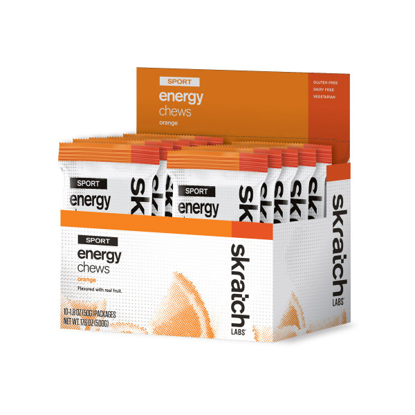 Skratch Labs Skratch Labs Sport Energy Chews Box of 10 Orange